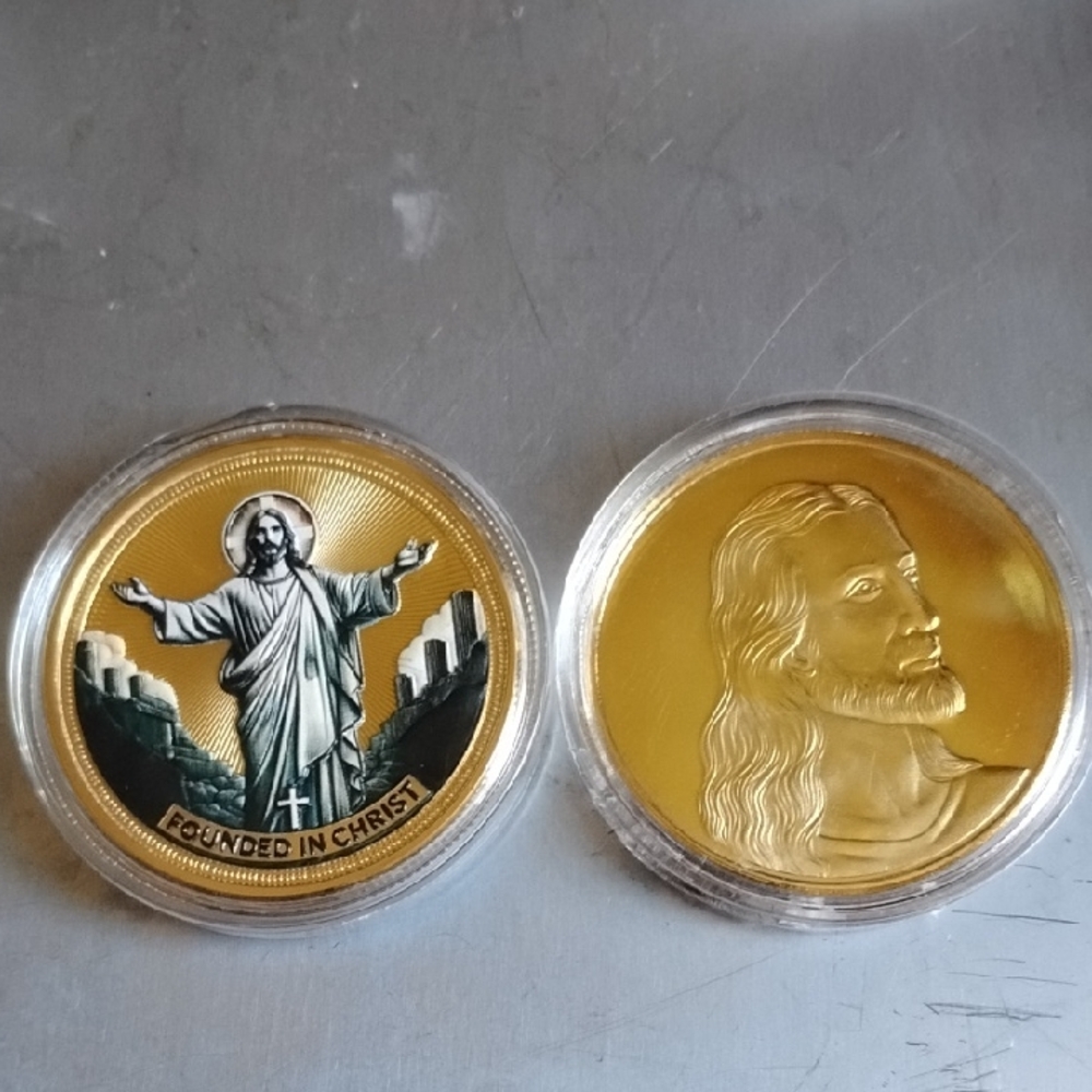 Gold Jesus Genuine 24GFCoin Pair